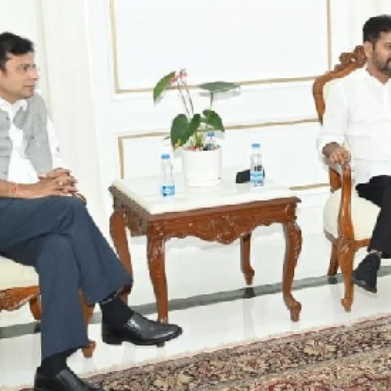 Meeting with the Hon'ble CM of Telangana and Hon'ble IT Minister